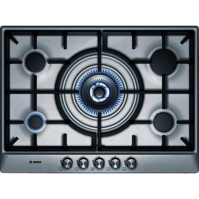 Bosch Avantixx PCQ715B90E 70cm Gas Hob in Brushed Steel